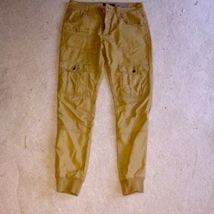 Aeropostale tan khaki joggers size M.